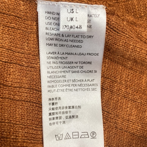 (A8) NEW FP BEACH Mary One-Shoulder Sweater Color: (Bran), Size Large, NWOT - Picture 6 of 9